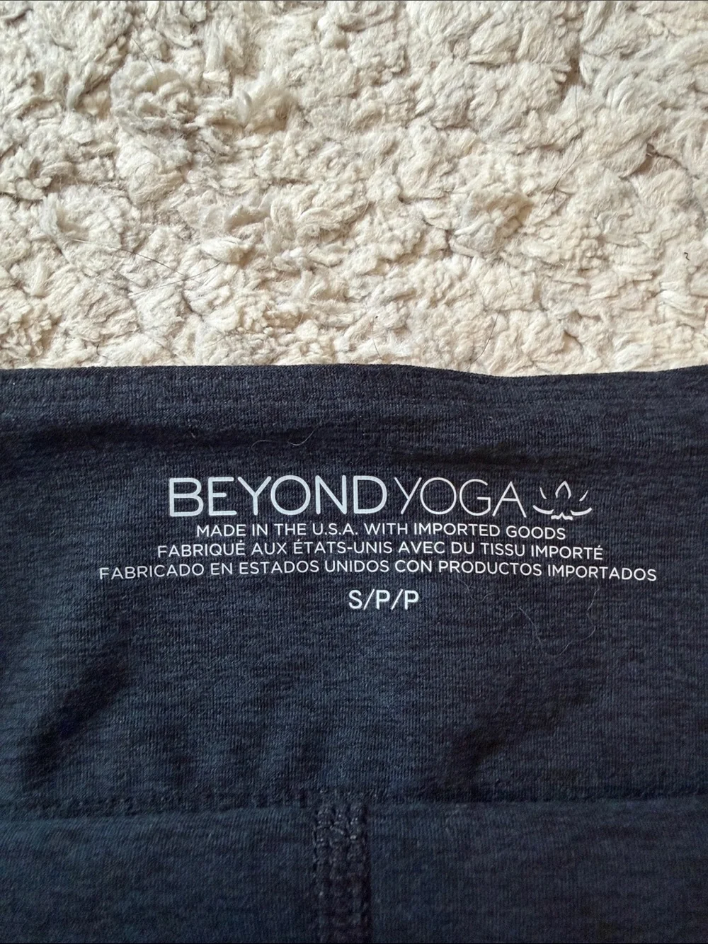 Beyond Yoga Spacedye Allure Lace High Cropped Tank Black Small
